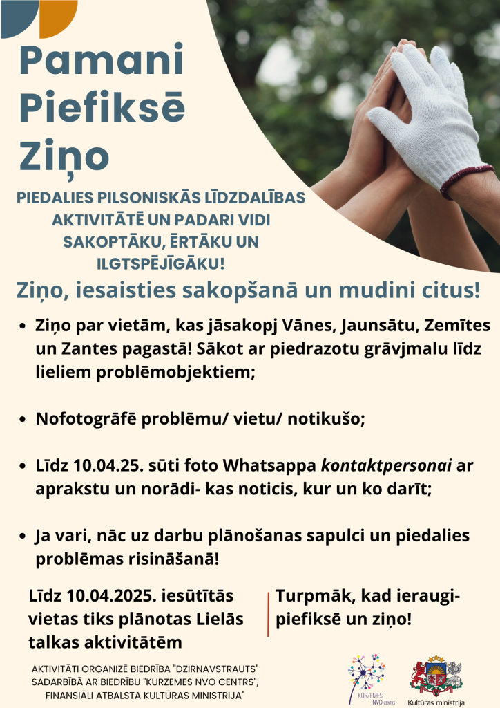 Pamanīt Piefiksēt Ziņot Piedalīties (1)